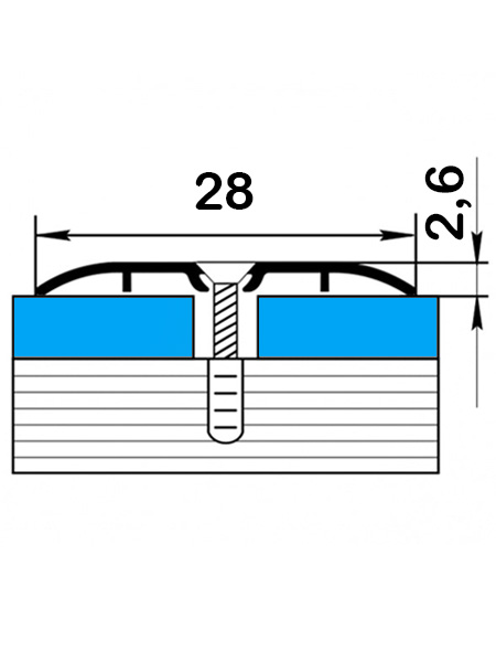 Порог ПС 03-2 одноуровневый 