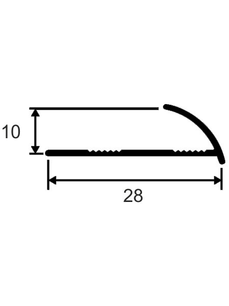 Профиль ПО 9, 9мм