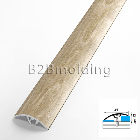 Порог ЛР 06 ламинированный разноуровневый 