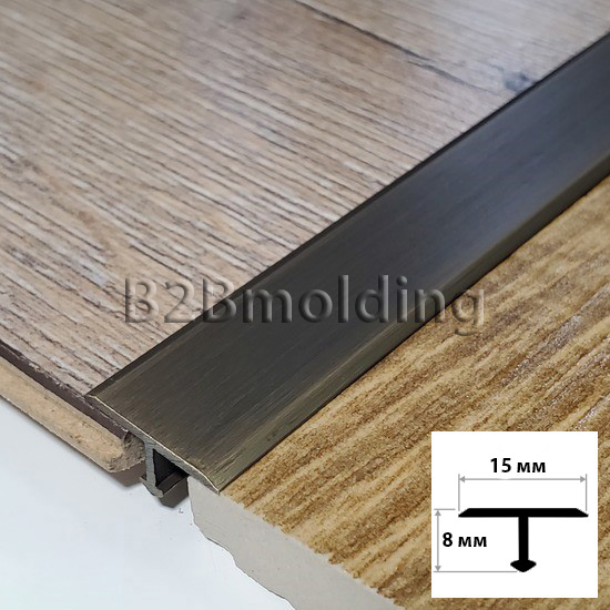 Т-порог из латуни(Бронза)