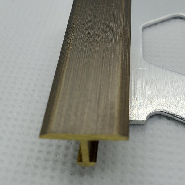 Т-порог из латуни(Бронза)