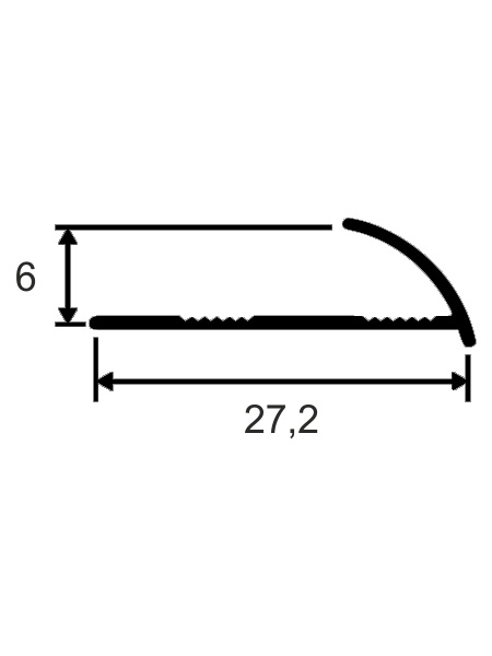 Профиль ПО 06, 6мм