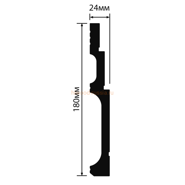Плинтус HIWOOD B180V2