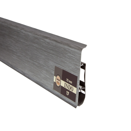 Плинтус INDO 17 Алюминиум 