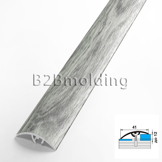 Порог ЛР 06 ламинированный разноуровневый 