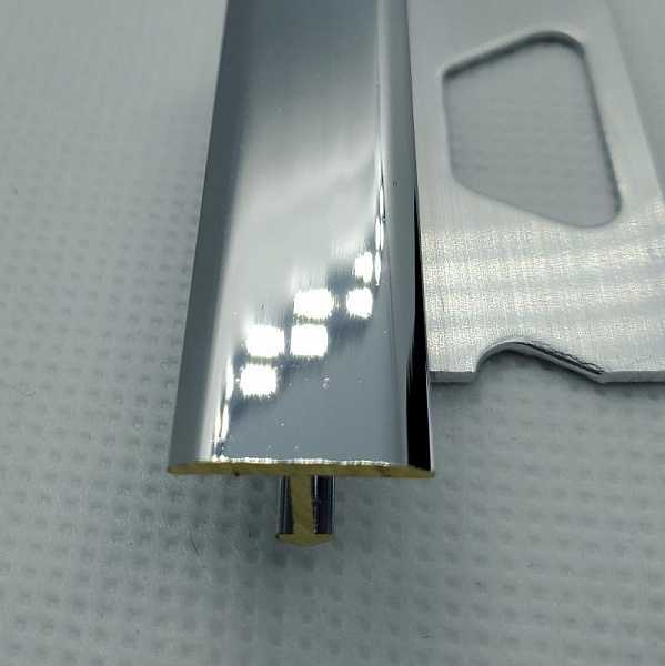 Т-порог из латуни(Хром) 