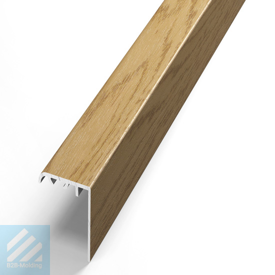 Порог ЛУ 30 угловой ламинированный на ступень