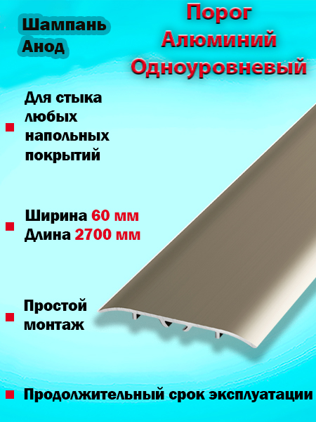 Порог ПС 07-2 одноуровневый 