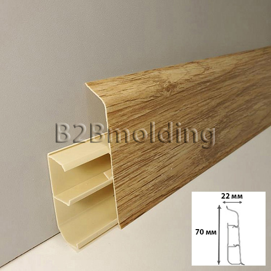 Плинтус 70мм дуб марвел 309 TERA 