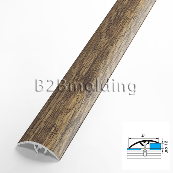 Порог ЛР 06 ламинированный разноуровневый 