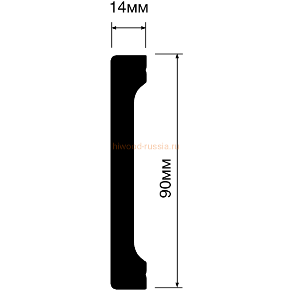 Плинтус HIWOOD B90 V1