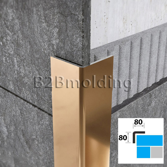 Угол ПУ НС 80х80 нержавеющая сталь 430