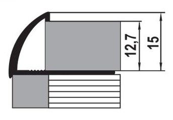 Профиль ПК 14, ПК 14-15 окантовочный гнущийся