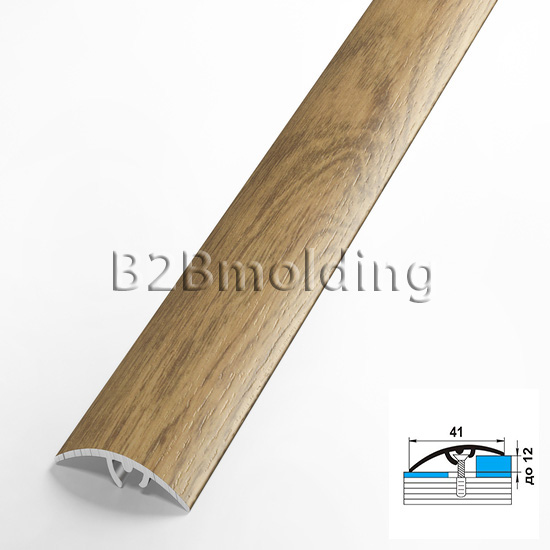 Порог ЛР 06 ламинированный разноуровневый 