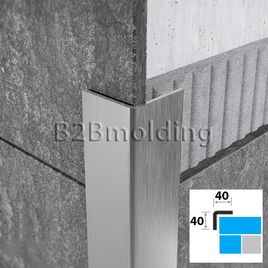 Угол ПУ НС 40х40 нержавеющая сталь 430