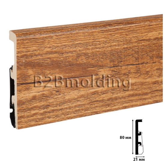 Плинтус INTEGRA 10 Дуб Кальвадос