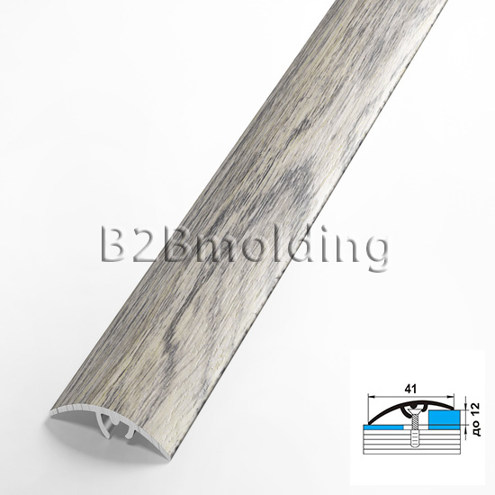 Порог ЛР 06 ламинированный разноуровневый 