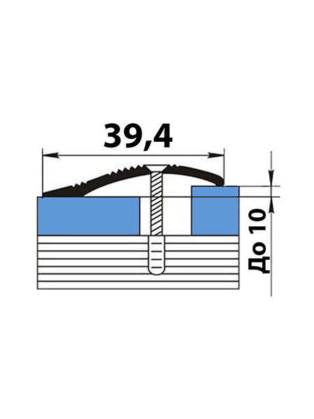 Порог ПР 02 разноуровневый 