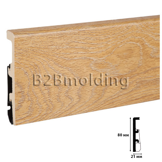 Плинтус INTEGRA 16 Орех Светлый