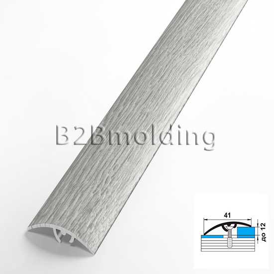 Порог ЛР 06 ламинированный разноуровневый 