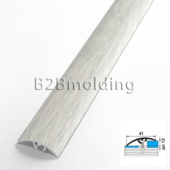 Порог ЛР 06 ламинированный разноуровневый 