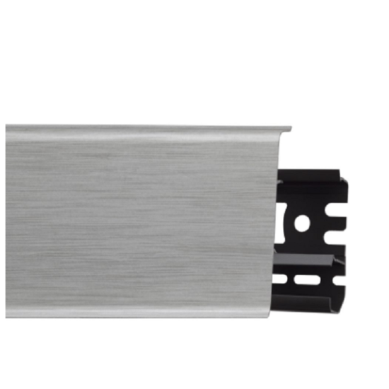 Плинтус INDO 41 Алюминий Светлый 