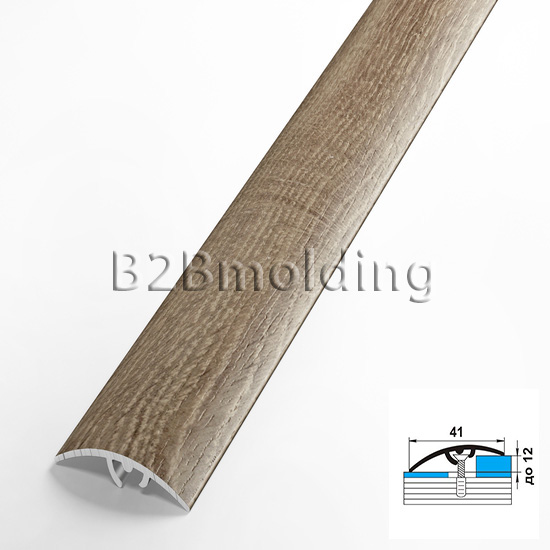 Порог ЛР 06 ламинированный разноуровневый 