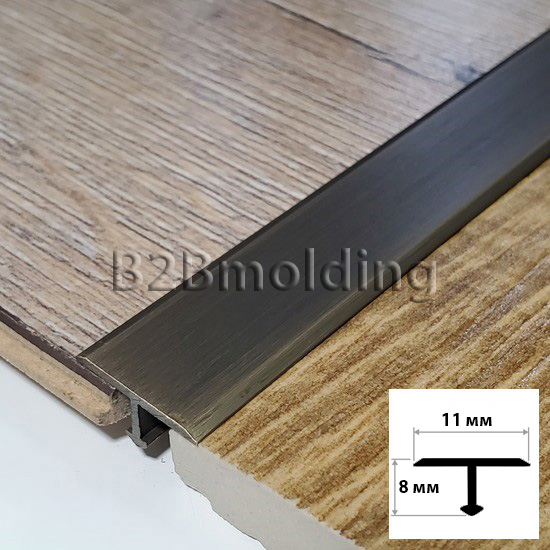 Т-порог из латуни(Бронза)