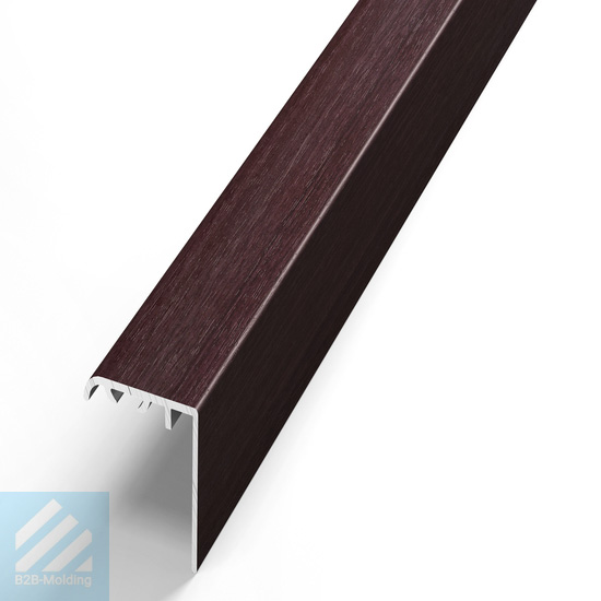 Порог ЛУ 30 угловой ламинированный на ступень