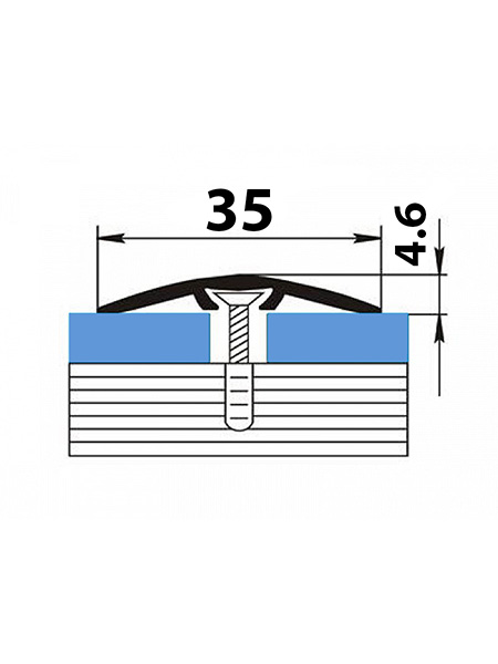 Порог ПС 04-3 одноуровневый 