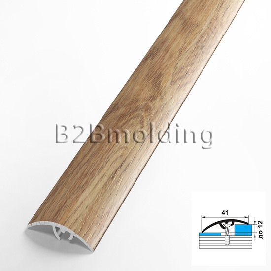 Порог ЛР 06 ламинированный разноуровневый 