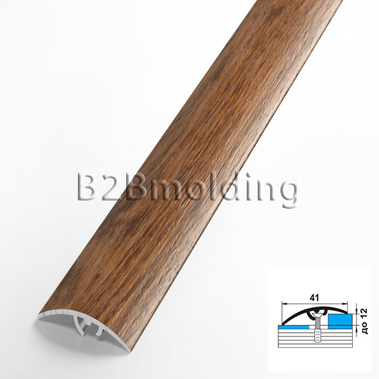 Порог ЛР 06 ламинированный разноуровневый 