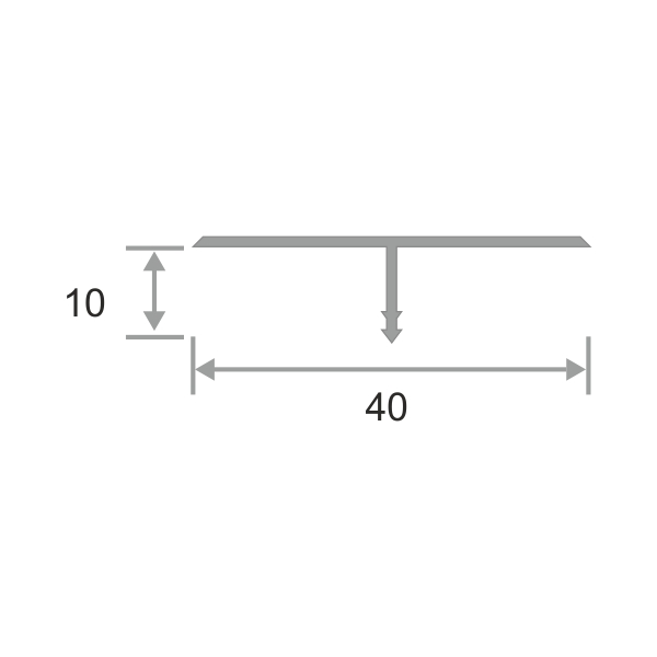 ПТ-образный 40мм