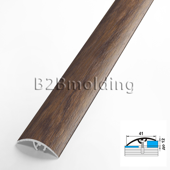 Порог ЛР 06 ламинированный разноуровневый 