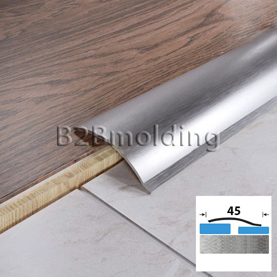 Порог радиусный FAP 4 45мм из нержавеющий стали