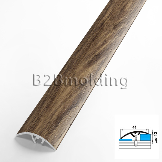 Порог ЛР 06 ламинированный разноуровневый 