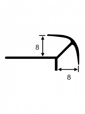 Профиль ПО-8х8, 8мм