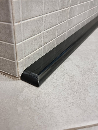 Бордюр R12-30мм Акриловый для Ванны Чёрный