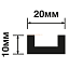 Плинтус потолочный HIWOOD LB20