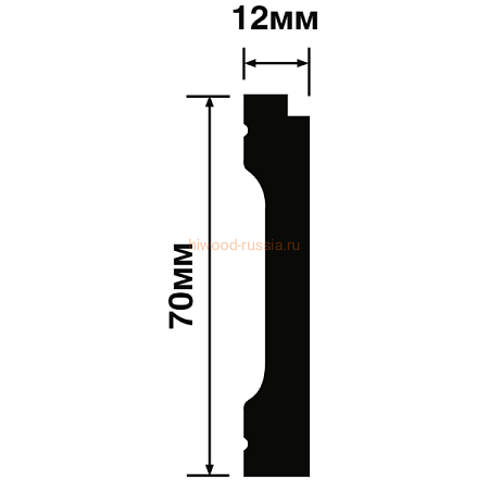 Плинтус HIWOOD B70V3