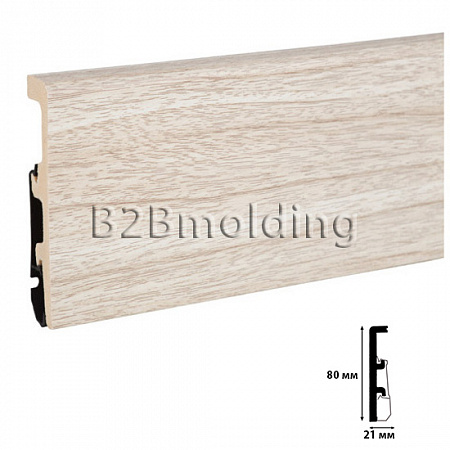 Плинтус INTEGRA 06 Ясень Аляска