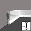 Плинтус HIWOOD LB99 под подсветку