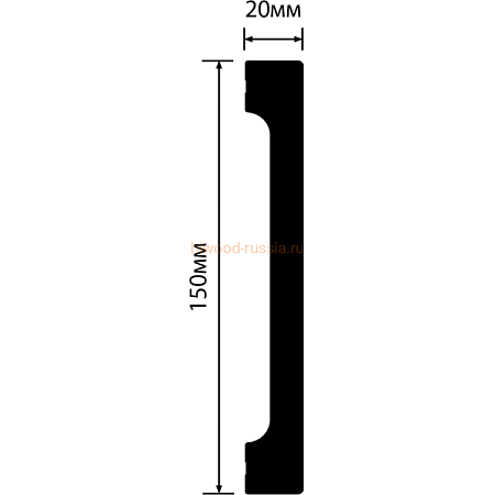Плинтус HIWOOD B150V1