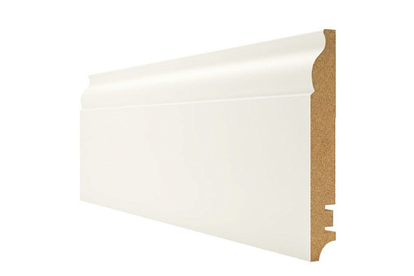 Плинтус МДФ 304 белый HANNAHHOLZ 