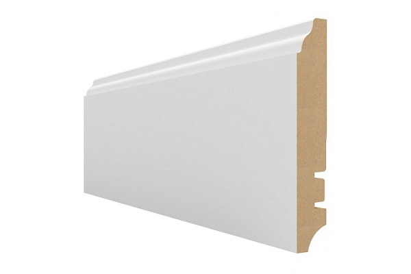 Плинтус МДФ 301 белый HANNAHHOLZ