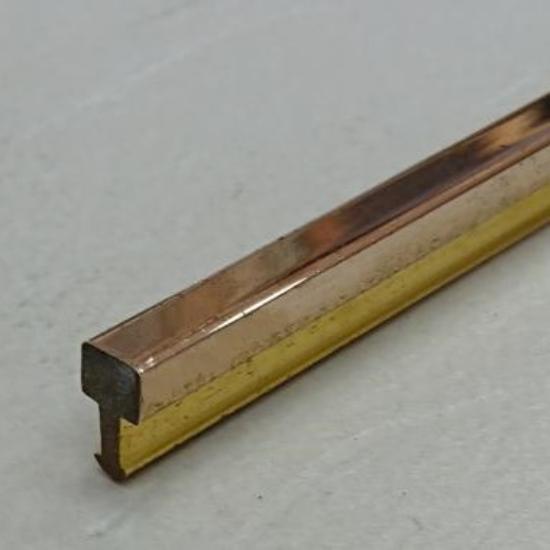 Профиль Т-образный латунный разделительный