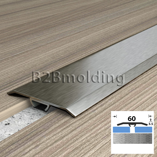 Порог ПС-2 НС из нержавеющей стали 