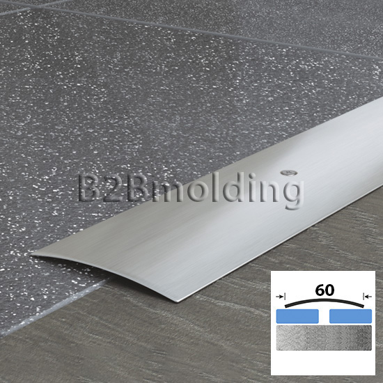 Порог ПС 60-1 НС(П) из нержавеющий стали 