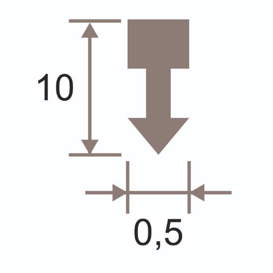 Профиль Т-образный разделительный