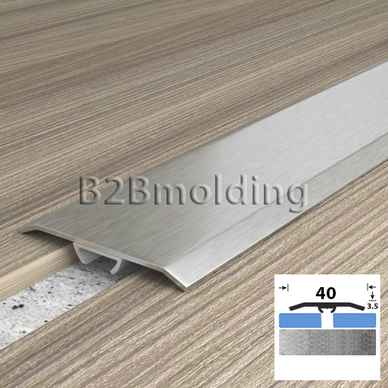 Порог ПС-2 НС из нержавеющей стали 